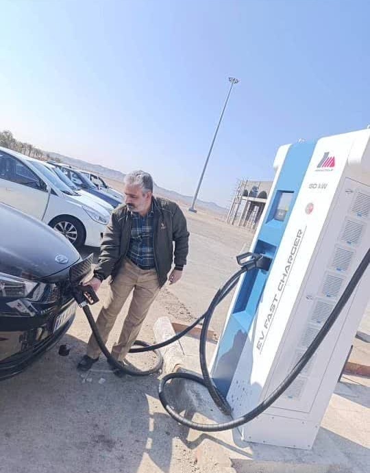راه اندازی دومین جایگاه شارژر برقی خودرو در مجتمع مهتاب سلطان